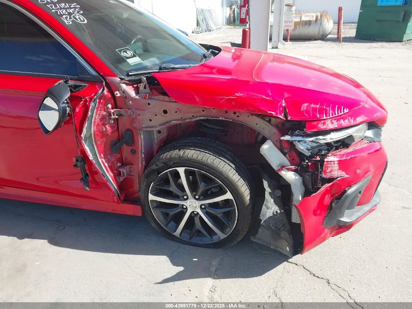 2022 Honda Civic Touring VIN: 2HGFE1F93NH301132 Lot: 43991779