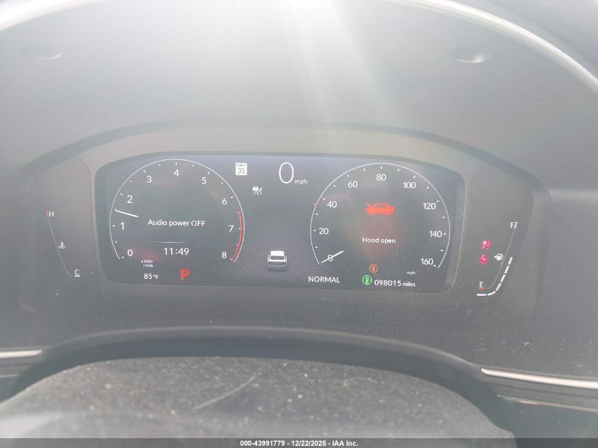 2022 Honda Civic Touring VIN: 2HGFE1F93NH301132 Lot: 43991779