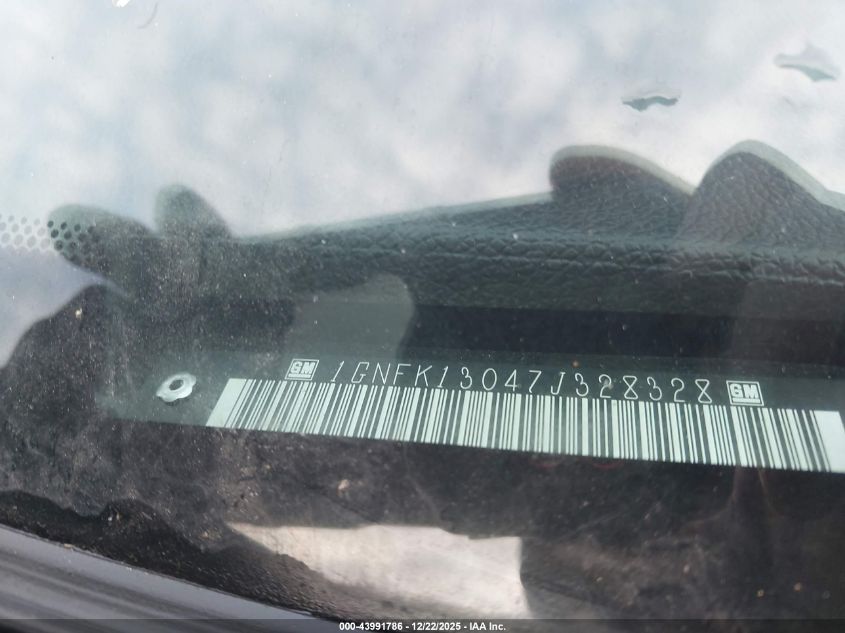 2007 Chevrolet Tahoe Ltz VIN: 1GNFK13047J328328 Lot: 43991786