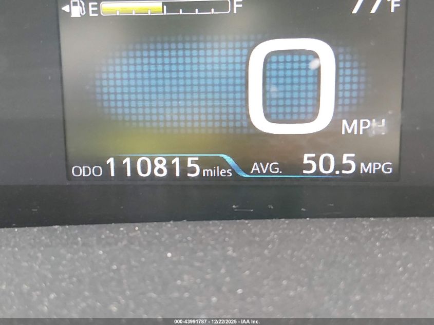 2017 Toyota Prius Two Eco VIN: JTDKARFU8H3043970 Lot: 43991787