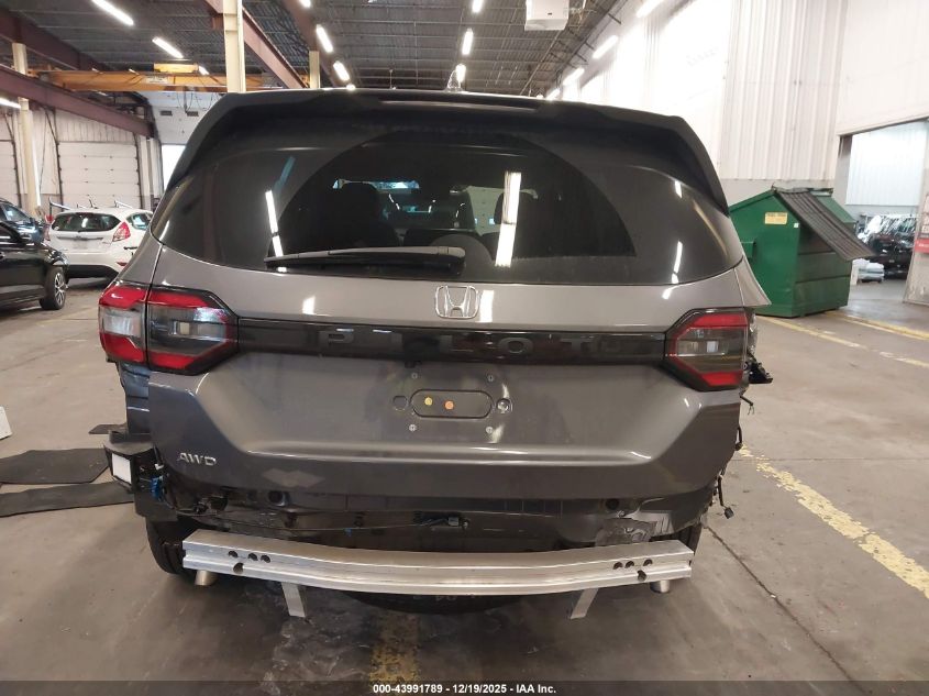 2025 Honda Pilot Ex-L VIN: 5FNYG1H49SB046541 Lot: 43991789