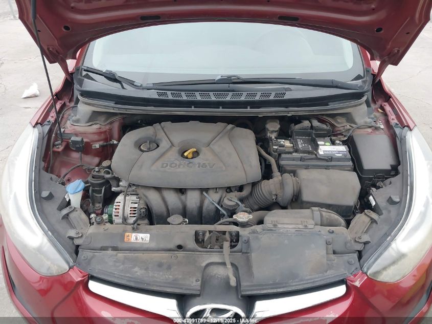 2014 Hyundai Elantra Se VIN: 5NPDH4AE8EH540282 Lot: 43991799