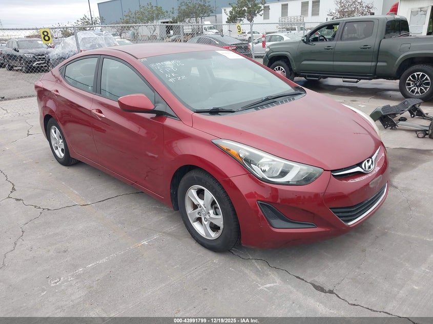 5NPDH4AE8EH540282 2014 Hyundai Elantra Se auction photo 1