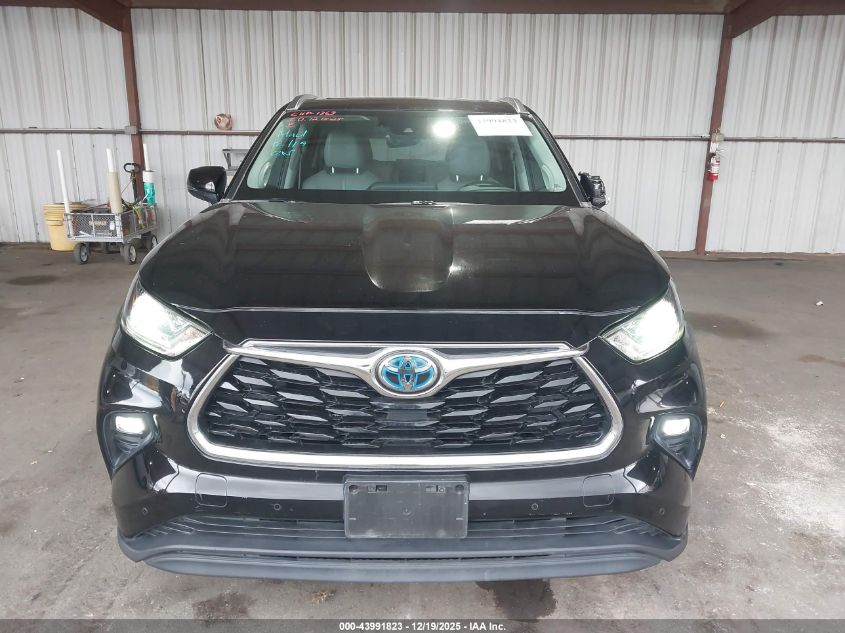 2021 Toyota Highlander Hybrid Limited VIN: 5TDYARAH1MS004697 Lot: 43991823