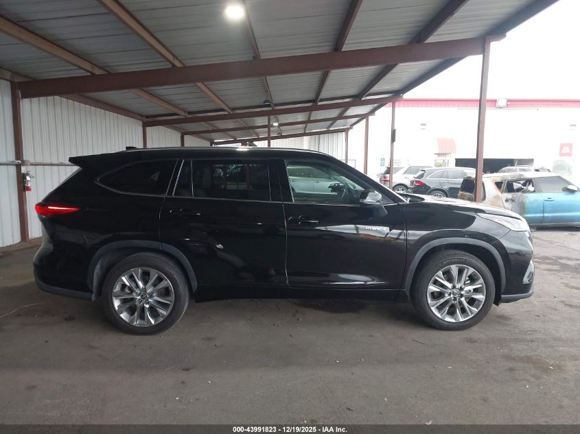 2021 Toyota Highlander Hybrid Limited VIN: 5TDYARAH1MS004697 Lot: 43991823