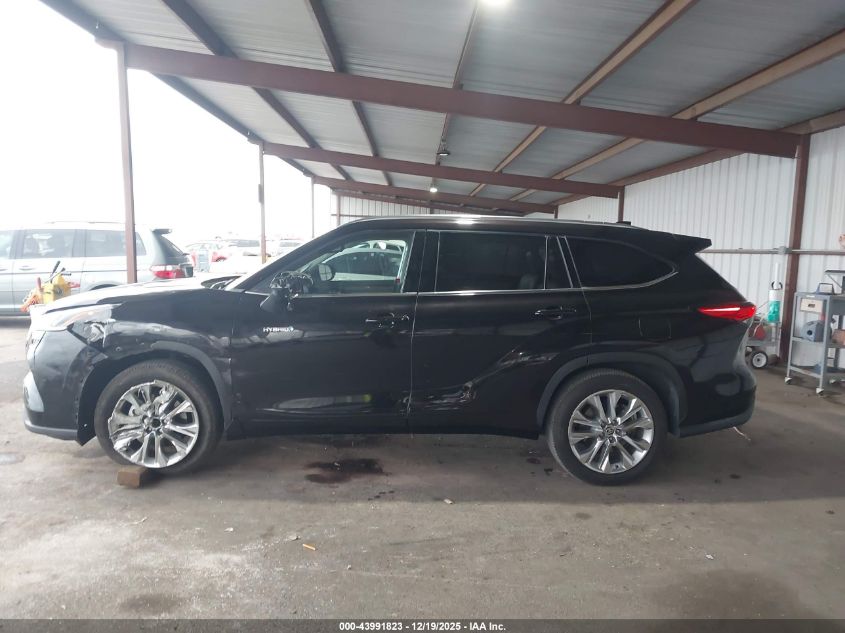 2021 Toyota Highlander Hybrid Limited VIN: 5TDYARAH1MS004697 Lot: 43991823