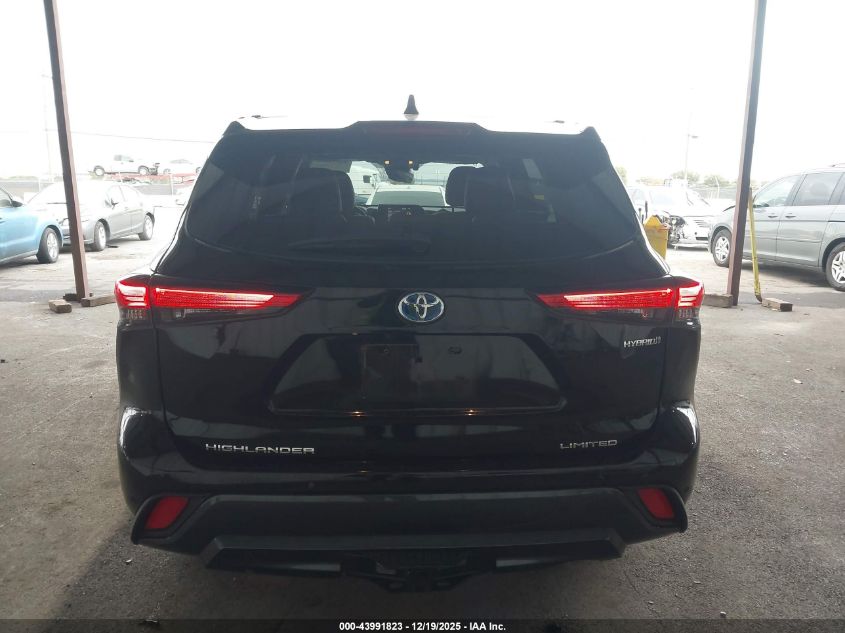 2021 Toyota Highlander Hybrid Limited VIN: 5TDYARAH1MS004697 Lot: 43991823