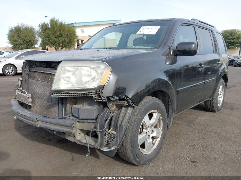 2011 Honda Pilot Ex-L VIN: 5FNYF3H50BB017422 Lot: 43991839