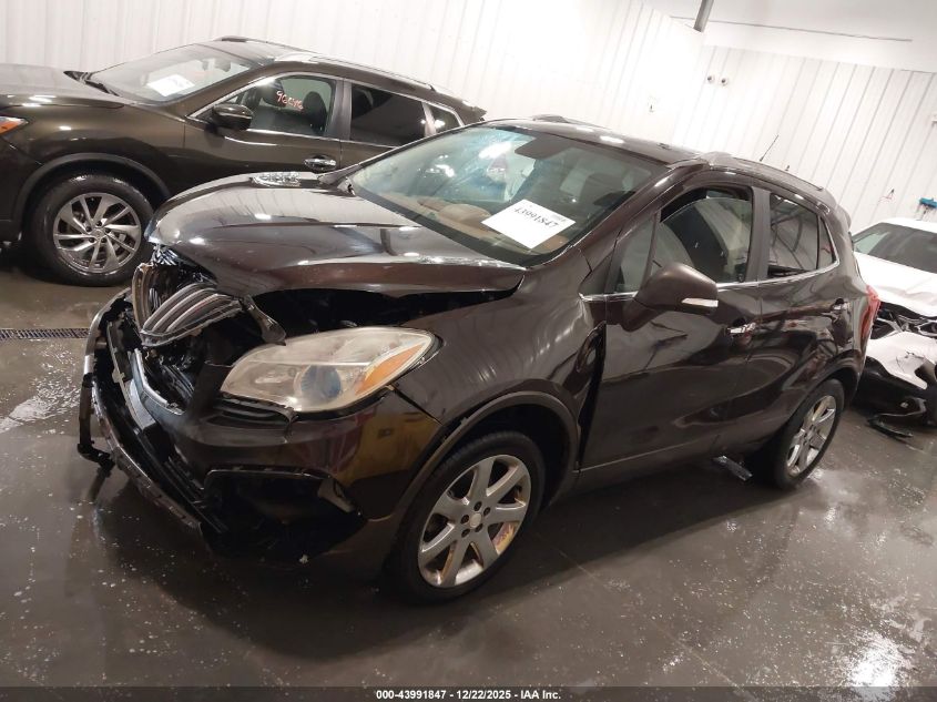 2014 Buick Encore Leather VIN: KL4CJCSB1EB547696 Lot: 43991847