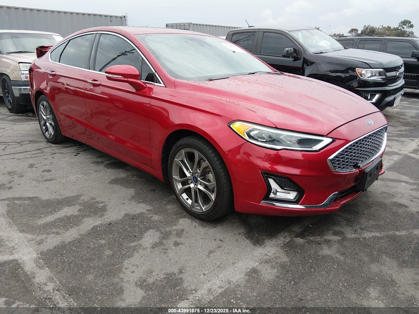 3FA6P0RUXLR189326 2020 Ford Fusion Hybrid Titanium auction photo 1
