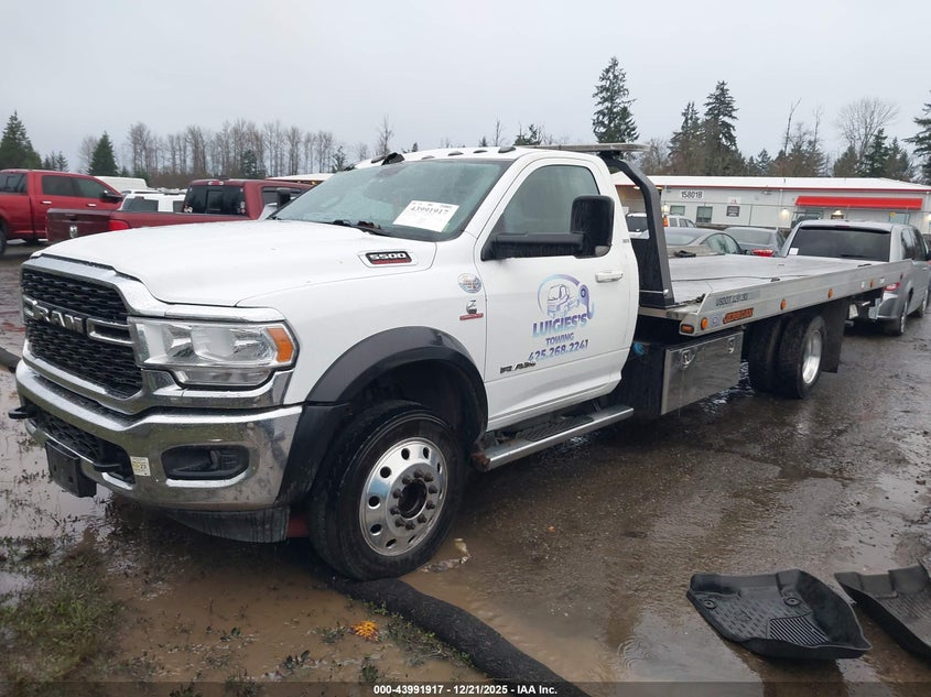 2022 Ram 5500 Ram Chassis Tradesman Slt white Lot 111043991917 Vin 3C7WRNDL1NG263976