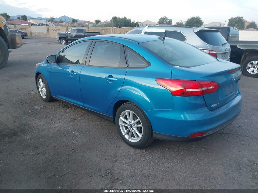 Vin: 1fadp3f28gl380257, lot: 44487633, ford focus se 20163