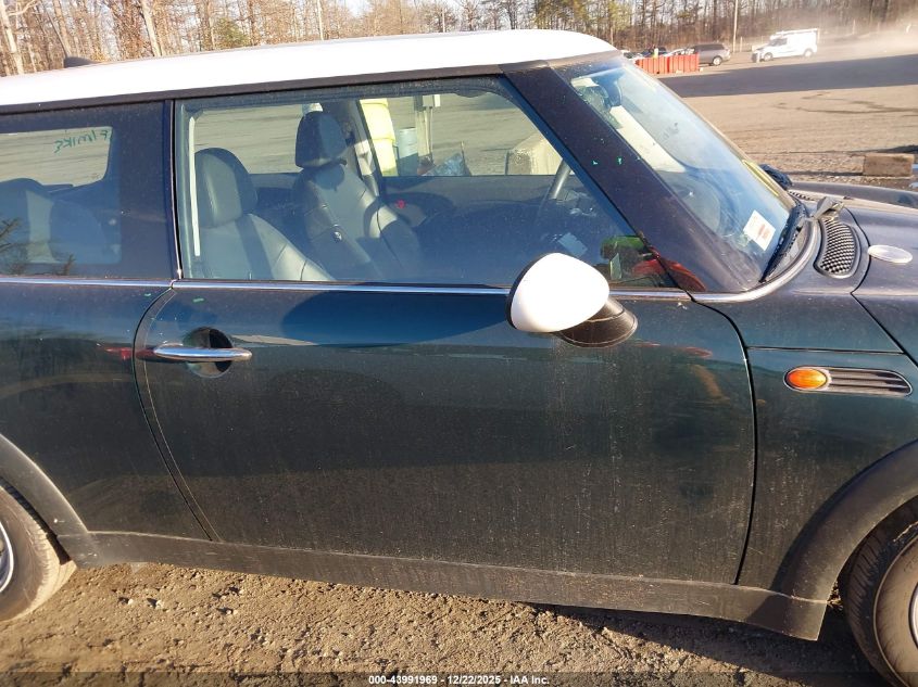 2005 Mini Cooper VIN: WMWRC33435TJ63601 Lot: 43991969