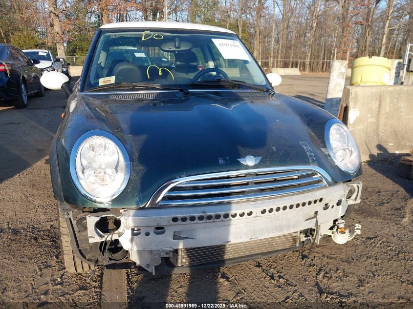 2005 Mini Cooper VIN: WMWRC33435TJ63601 Lot: 43991969