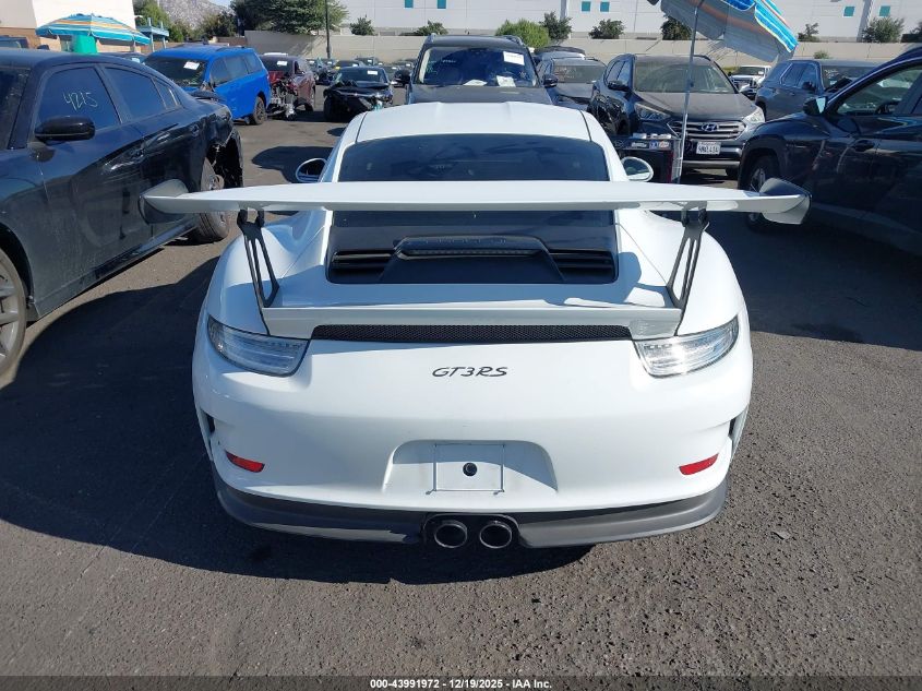 2016 Porsche 911 Gt3 Rs/R VIN: WP0AF2A91GS192104 Lot: 43991972