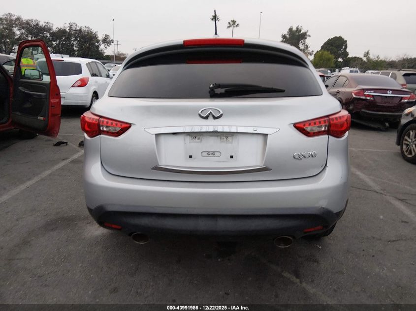 2016 Infiniti Qx70 VIN: JN8CS1MU3GM671986 Lot: 43991986