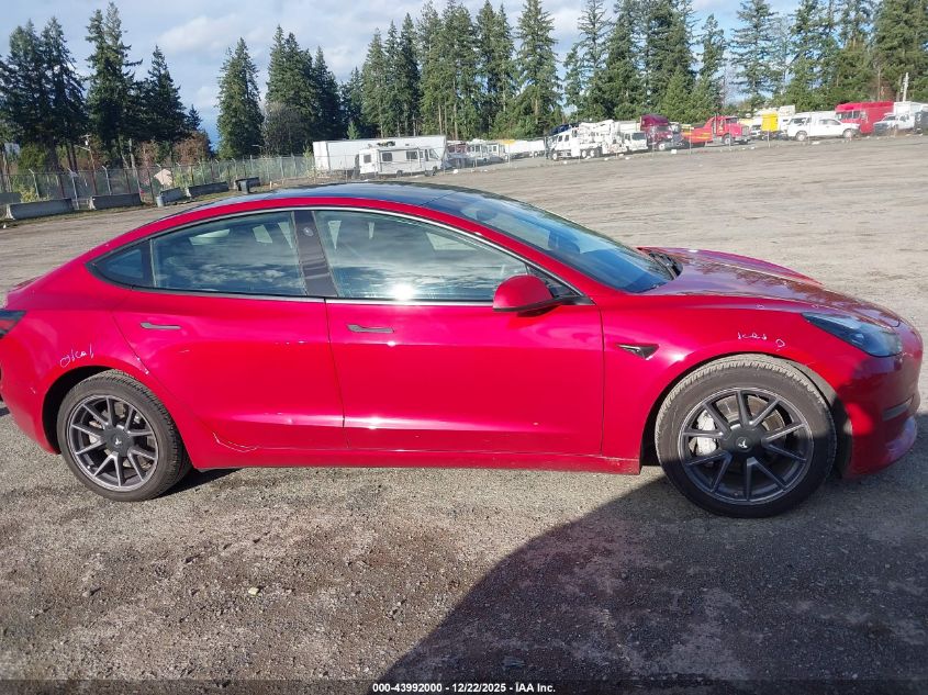 2023 Tesla Model 3 Rear-Wheel Drive VIN: 5YJ3E1EA9PF640614 Lot: 43992000