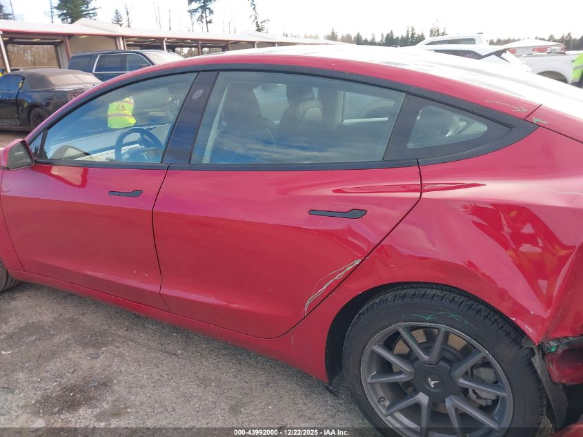 2023 Tesla Model 3 Rear-Wheel Drive VIN: 5YJ3E1EA9PF640614 Lot: 43992000