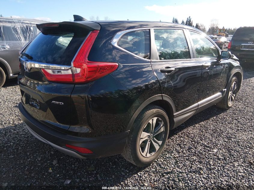 2019 Honda Cr-V Lx VIN: 5J6RW6H32KL004859 Lot: 43992010