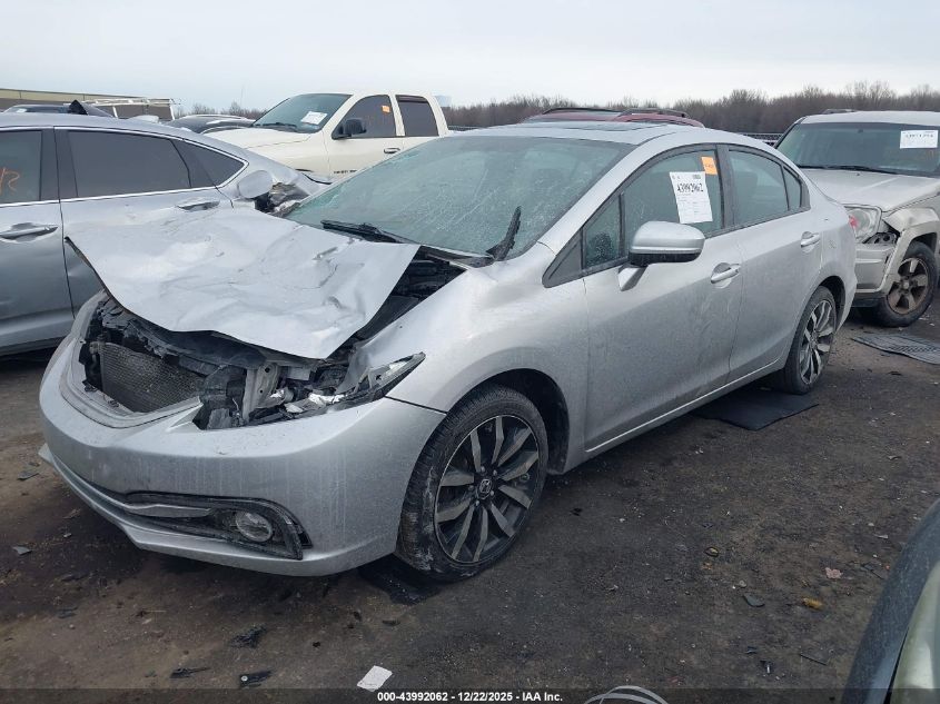 2014 Honda Civic Ex-L VIN: 19XFB2F96EE064449 Lot: 43992062