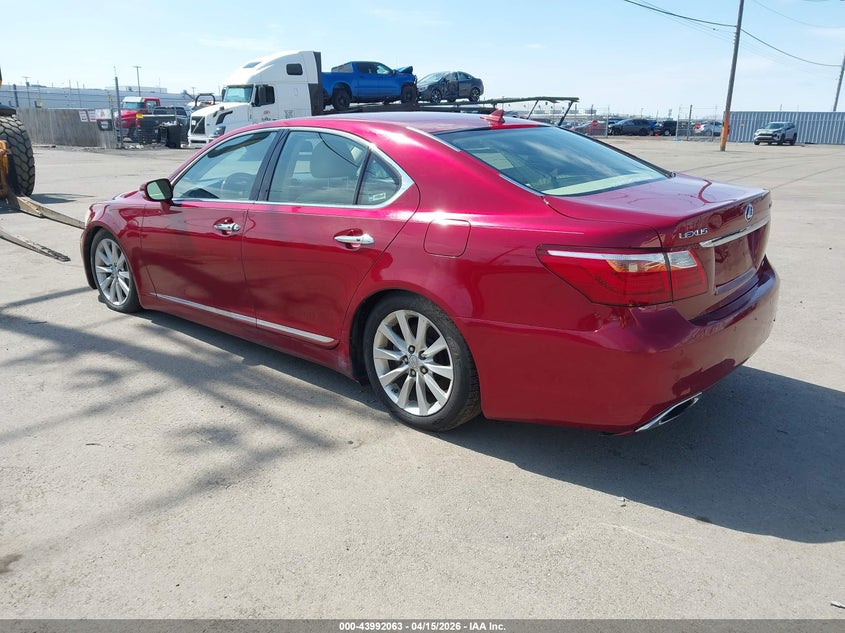 Vin: jthcl5ef4a5007227, lot: 44487771, lexus ls 460 20103