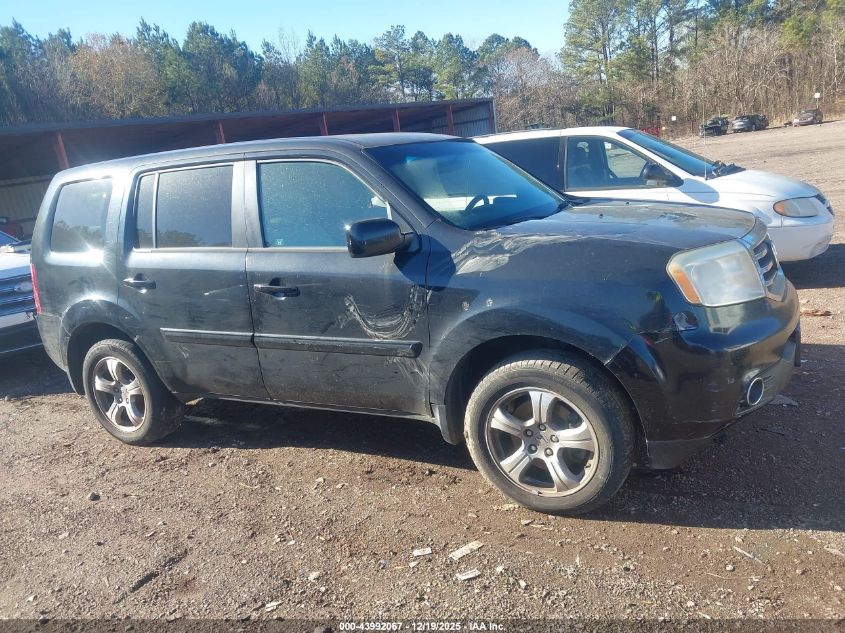 2012 Honda Pilot Ex VIN: 5FNYF3H43CB014829 Lot: 43992067