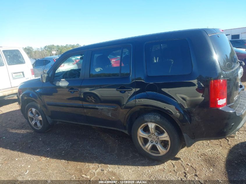 2012 Honda Pilot Ex VIN: 5FNYF3H43CB014829 Lot: 43992067