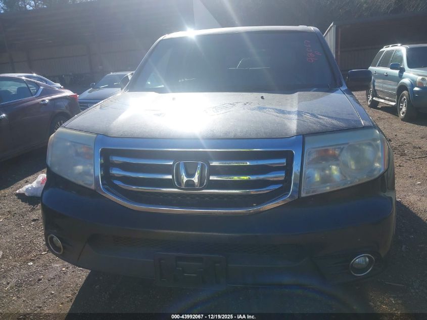 2012 Honda Pilot Ex VIN: 5FNYF3H43CB014829 Lot: 43992067