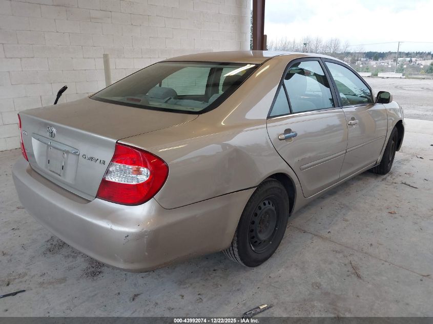 2004 Toyota Camry Le VIN: 4T1BE32K84U837762 Lot: 43992074