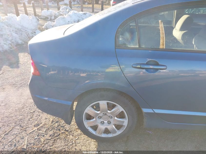 2009 Honda Civic Lx VIN: 19XFA165X9E021202 Lot: 43992094