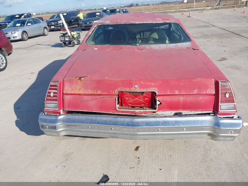 1976 Chevrolet Monte Carlo VIN: 1H57V6R484291 Lot: 43992099