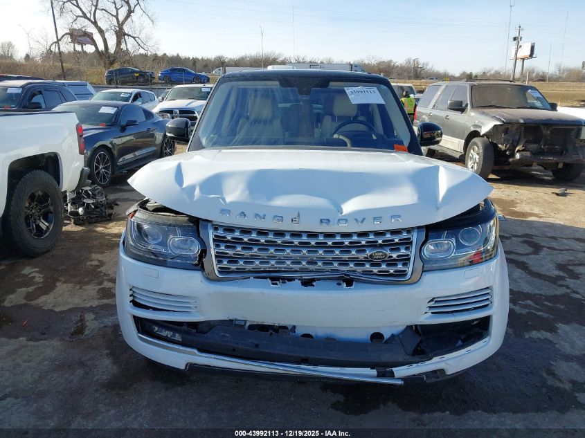 2016 Land Rover Range Rover 5.0L V8 Supercharged VIN: SALGS3EF4GA257683 Lot: 43992113