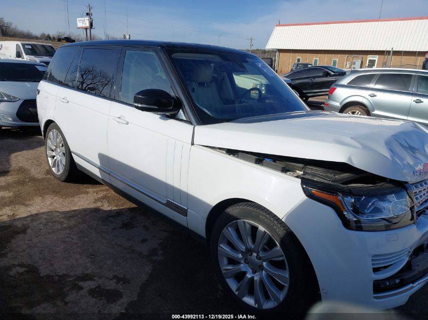 2016 Land Rover Range Rover 5.0L V8 Supercharged VIN: SALGS3EF4GA257683 Lot: 43992113