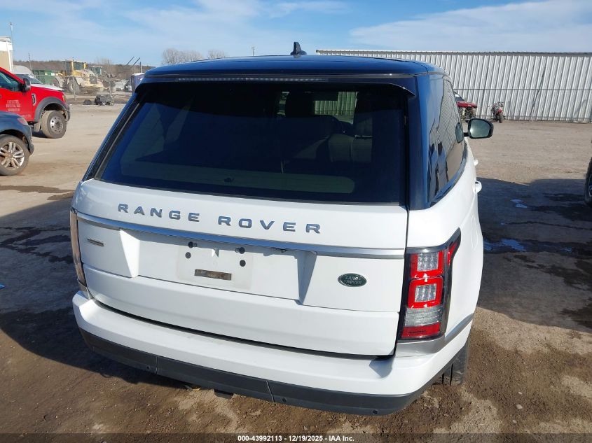 2016 Land Rover Range Rover 5.0L V8 Supercharged VIN: SALGS3EF4GA257683 Lot: 43992113