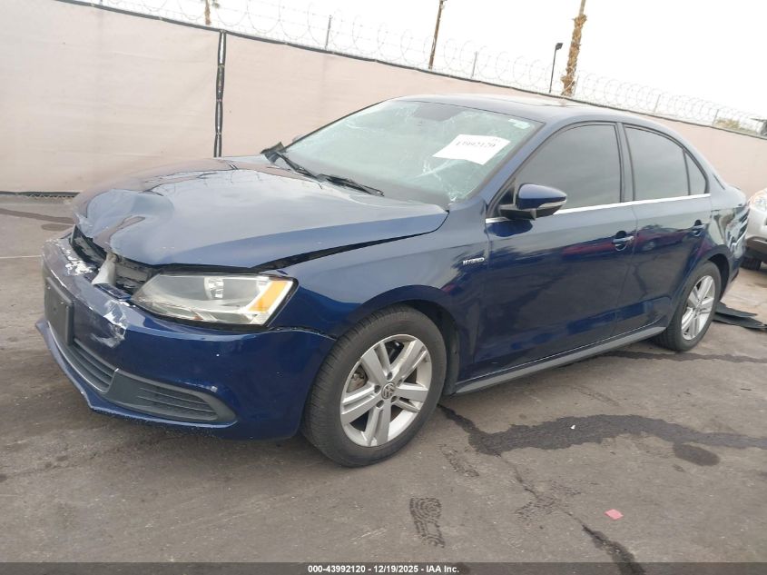 2013 Volkswagen Jetta Hybrid Sel VIN: 3VW637AJ1DM277628 Lot: 43992120
