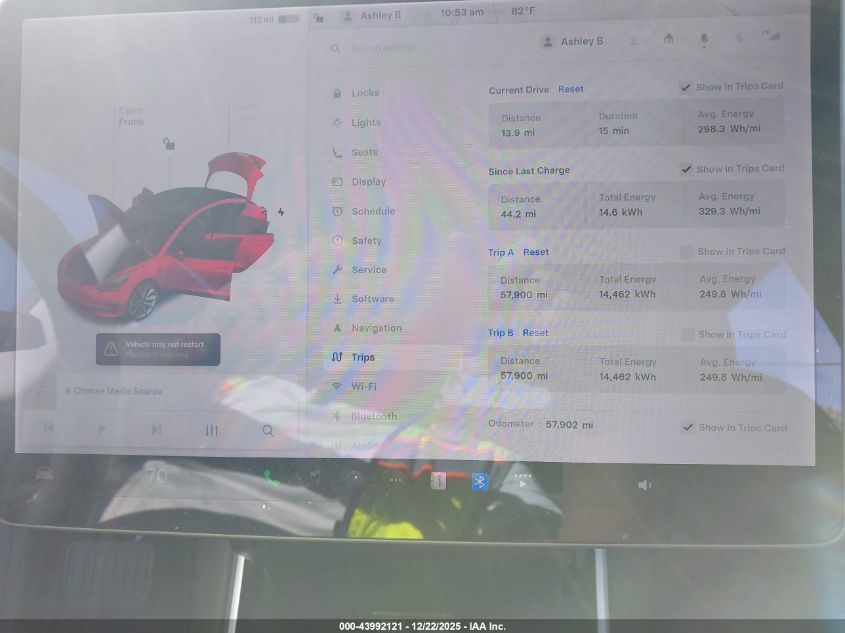 2018 Tesla Model 3 Long Range/Mid Range VIN: 5YJ3E1EA2JF008108 Lot: 43992121