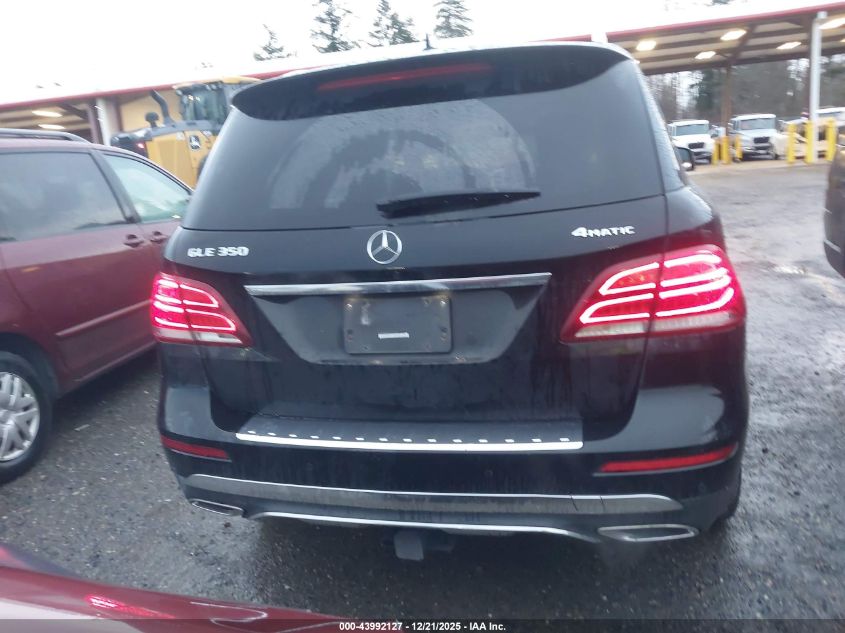 2017 Mercedes-Benz Gle 350 4Matic VIN: 4JGDA5HB0HA833803 Lot: 43992127