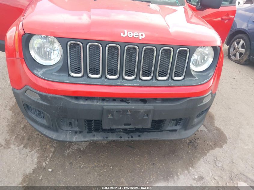 2017 Jeep Renegade Sport Fwd VIN: ZACCJAABXHPF76653 Lot: 43992134