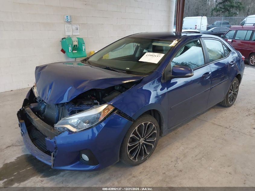 2016 Toyota Corolla S Plus VIN: 2T1BURHE8GC623948 Lot: 43992137