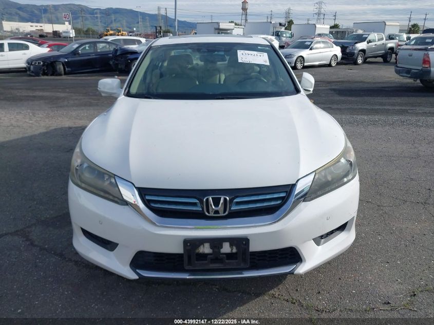 2015 Honda Accord Hybrid Ex-L VIN: 1HGCR6F5XFA004506 Lot: 43992147