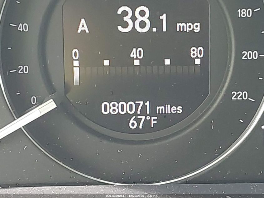 2015 Honda Accord Hybrid Ex-L VIN: 1HGCR6F5XFA004506 Lot: 43992147