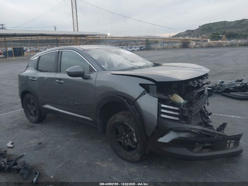 2025 Nissan Kicks Sv Fwd VIN: 3N8AP6CA7SL326296 Lot: 43992195