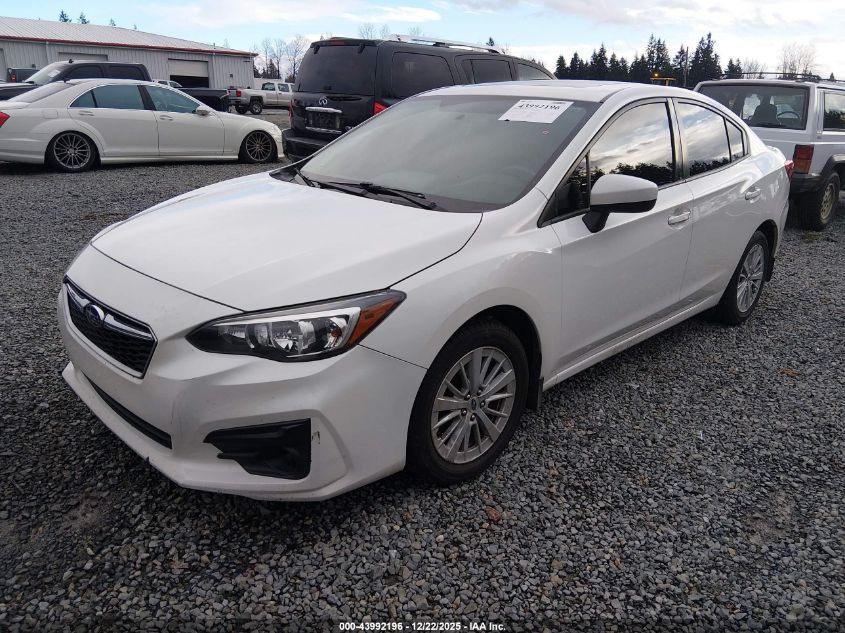 2017 Subaru Impreza 2.0I Premium VIN: 4S3GKAB6XH3621966 Lot: 43992196