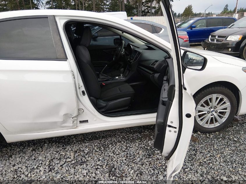 2017 Subaru Impreza 2.0I Premium VIN: 4S3GKAB6XH3621966 Lot: 43992196