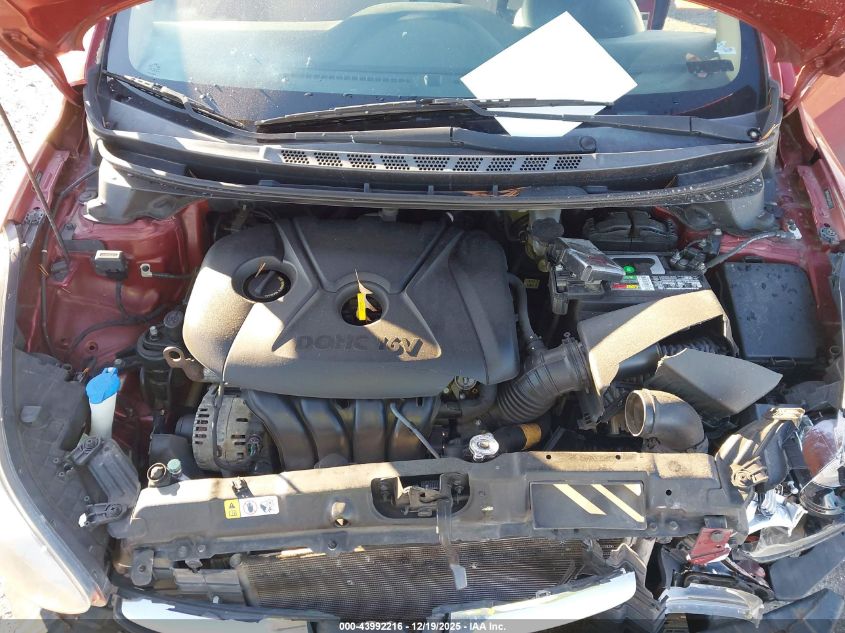 2013 Hyundai Elantra Gls VIN: 5NPDH4AE5DH303313 Lot: 43992216