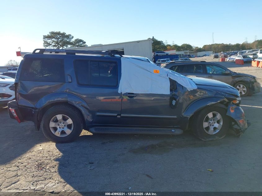 2007 Nissan Pathfinder Se VIN: 5N1AR18W77C626660 Lot: 43992221