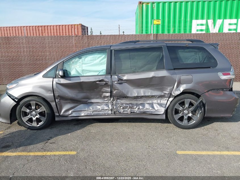 2017 Toyota Sienna Se Premium 8 Passenger VIN: 5TDXZ3DCXHS879588 Lot: 43992267