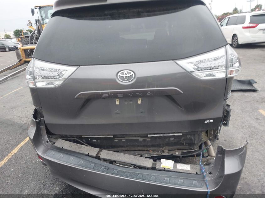 2017 Toyota Sienna Se Premium 8 Passenger VIN: 5TDXZ3DCXHS879588 Lot: 43992267