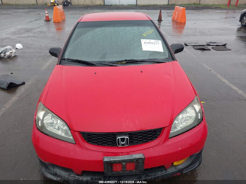 2005 Honda Civic Vp VIN: 1HGEM22125L029762 Lot: 43992277