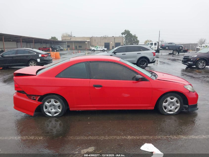 2005 Honda Civic Vp VIN: 1HGEM22125L029762 Lot: 43992277